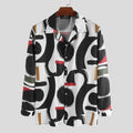 Hawaiian Men For Plus Size Blouse Shirt Shirts Print Fat
