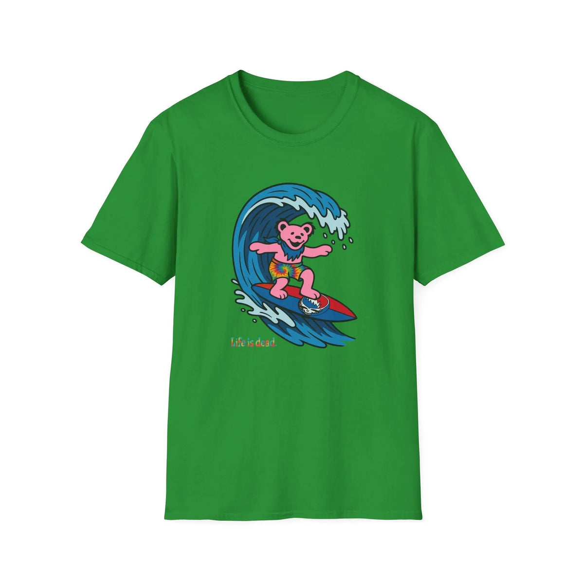 Surfin' Bear - Life is Dead T-Shirt