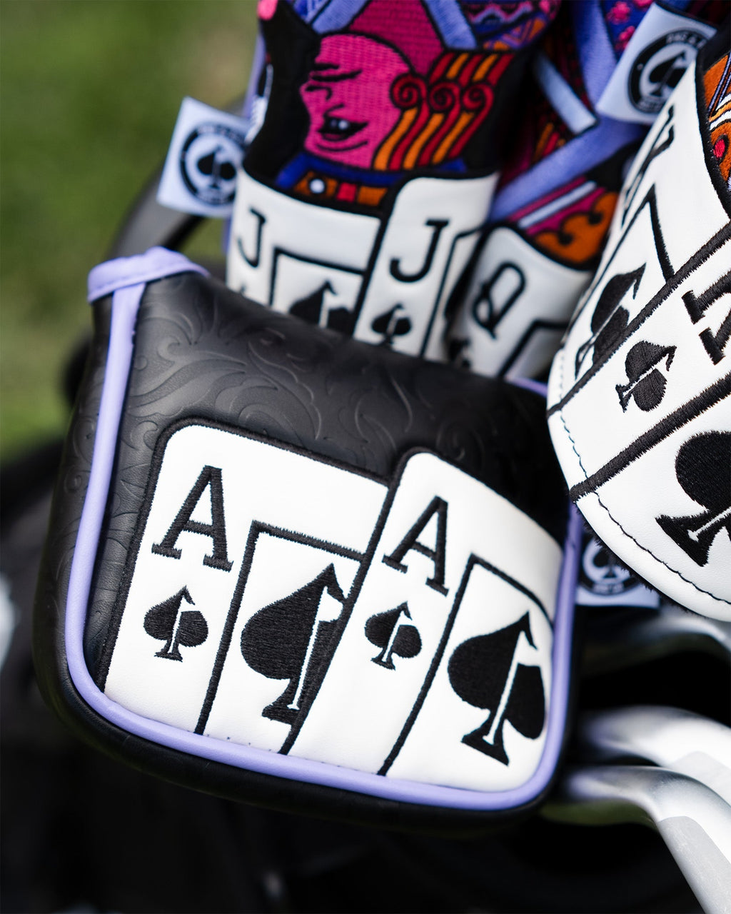 Ace of Spades - Mallet Putter Cover – Pins and Aces, view 6