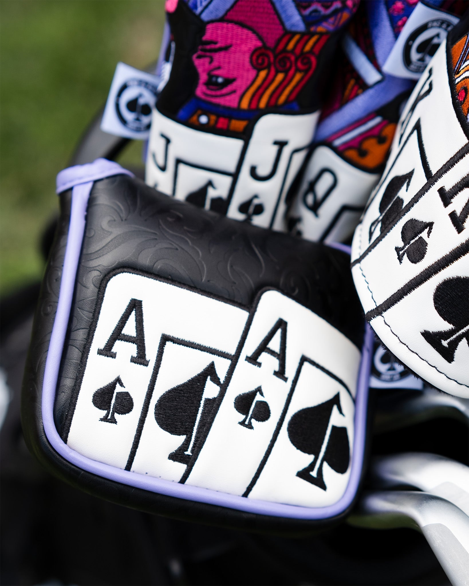 Ace of Spades - Mallet Putter Cover – Pins and Aces, view 6