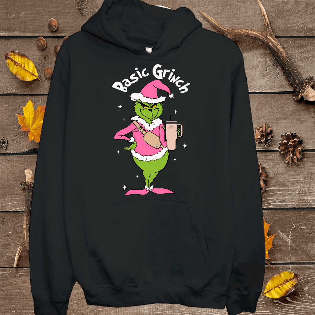 A Blessed Texas Mess Boutique Basic Grinch Scrouge Pink Christmas Classic Christmas Family Movie Shirts… — branding close-up