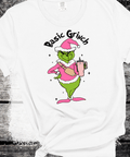 A Blessed Texas Mess Boutique Basic Grinch Fanny pack Stanley Cup Pink Grinch Funny Christmas Grinch Shirt — main product shot