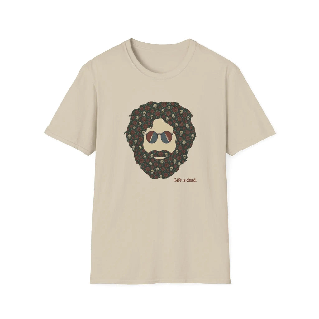 Skull & Roses Jerry Life is Dead T-Shirt