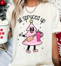 A Blessed Texas Mess Boutique all spruced up Pink Christmas Little Debbies Christmas Shirts Sweatshirts… — main product shot
