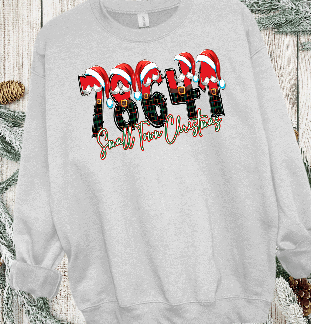 A Blessed Texas Mess Boutique Custom Personalized Zip Code Small Town Christmas ~ Family Matching Shirts ~… — lifestyle worn / used context