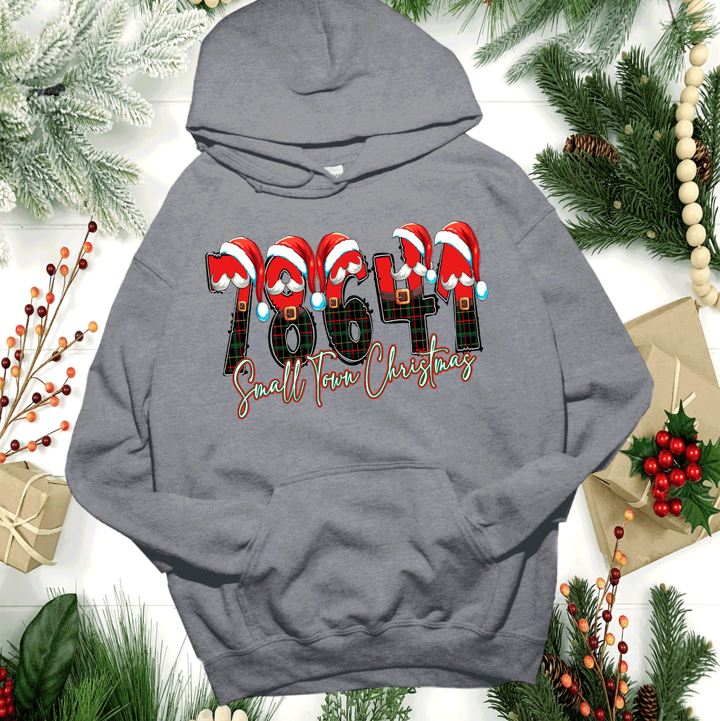 A Blessed Texas Mess Boutique Custom Personalized Zip Code Small Town Christmas ~ Family Matching Shirts ~… — detail shot 8