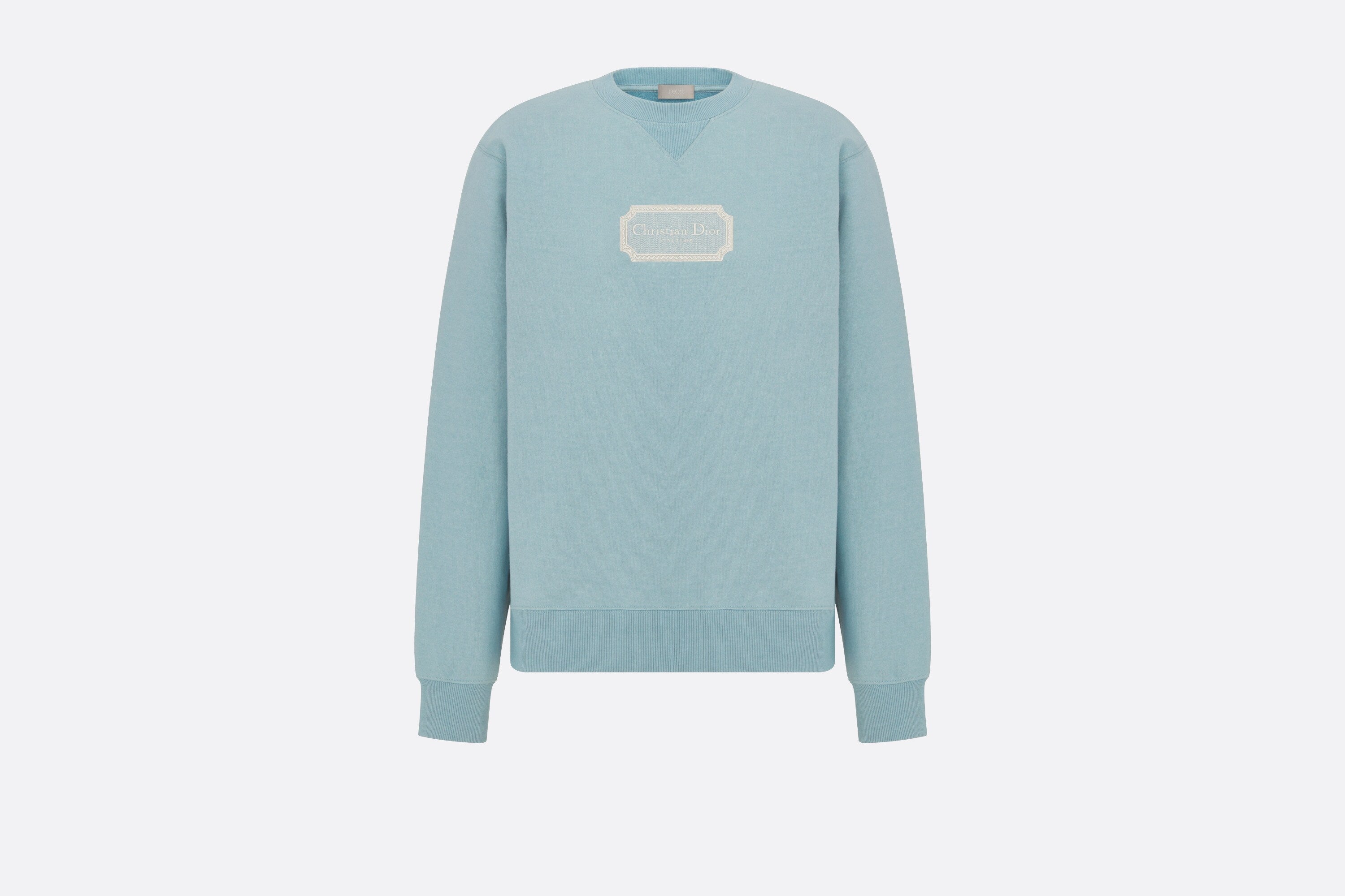 Christian Dior Couture Sweatshirt • Blue Cotton Fleece – Curated Sense