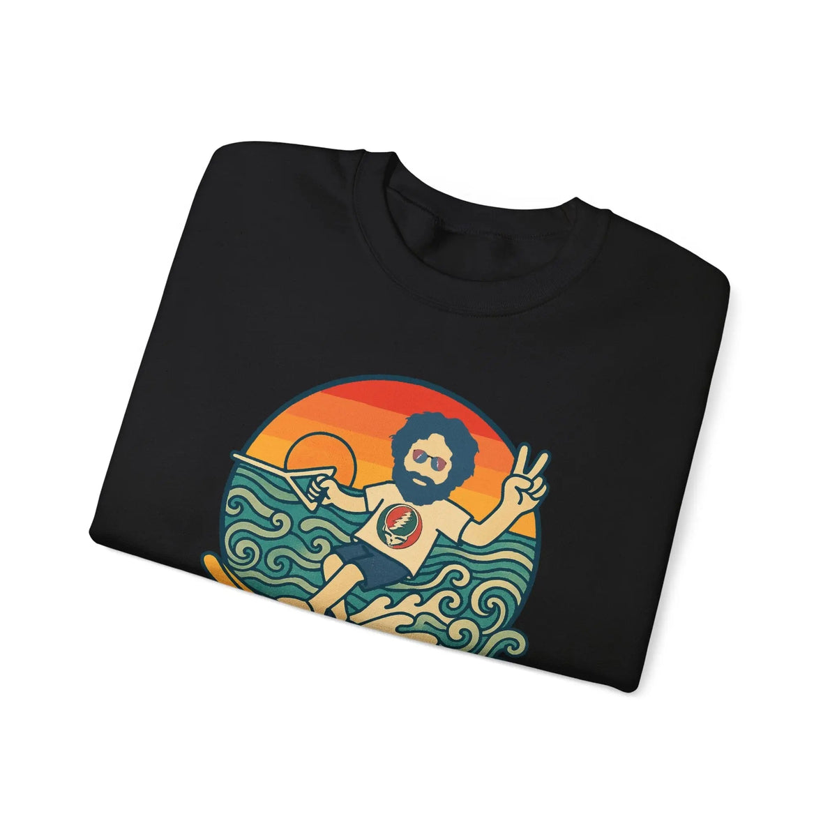 Waterskiin' Jerry Life is Dead Crewneck