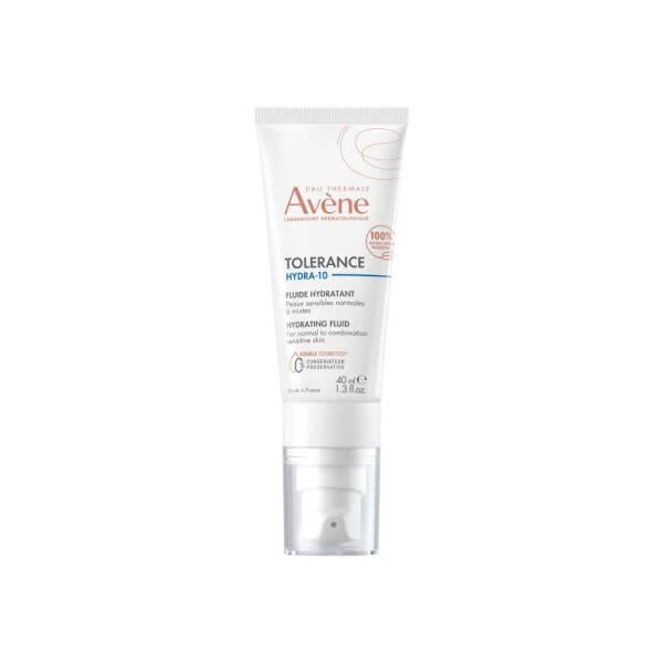 Avene Tolerance Hydra-10 Hydrating Fluid for Sensitive Skin - Gentle Moisturizer for All Ages