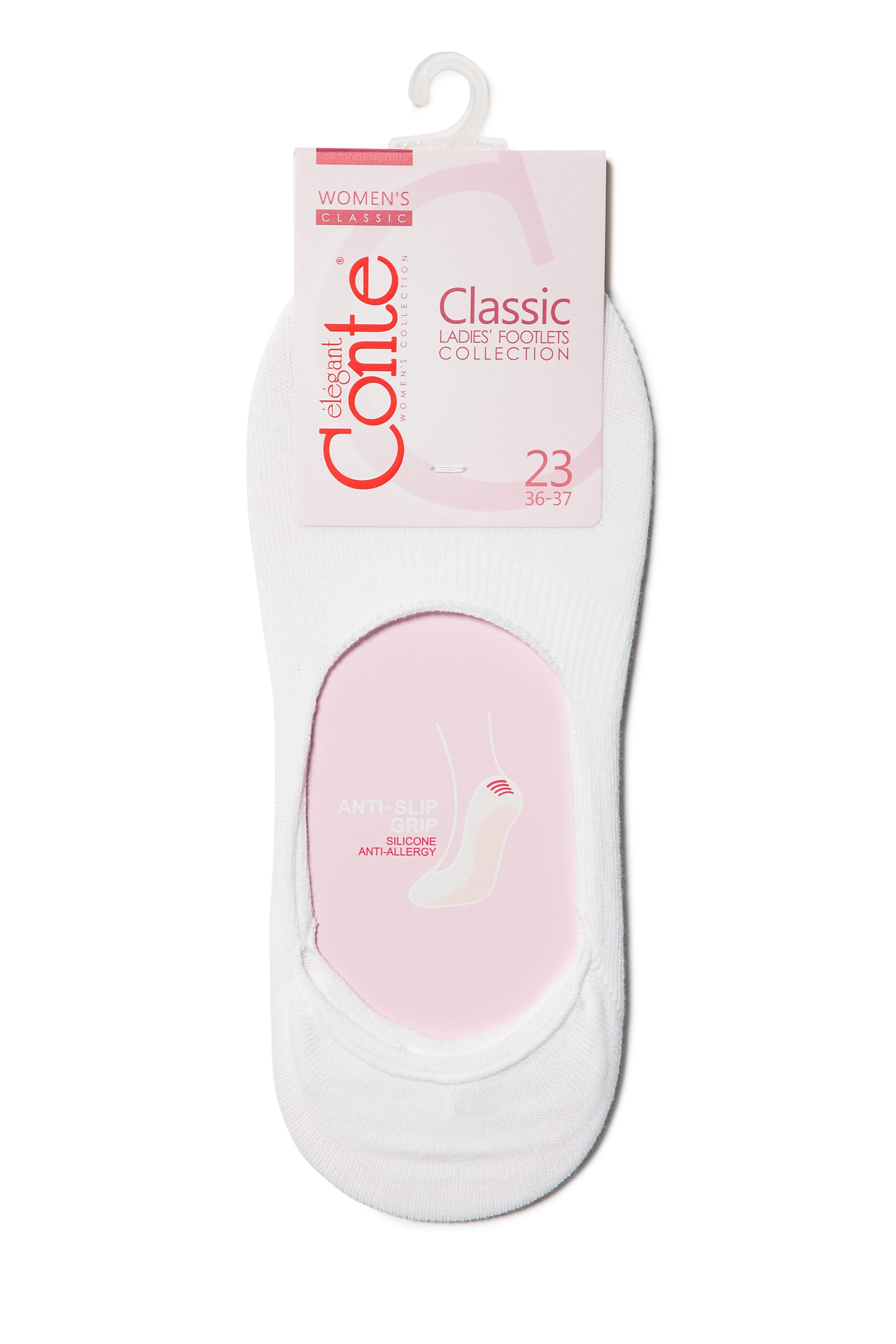 TheRanok.com Cotton Footlets Conte Classic 000 — packaging