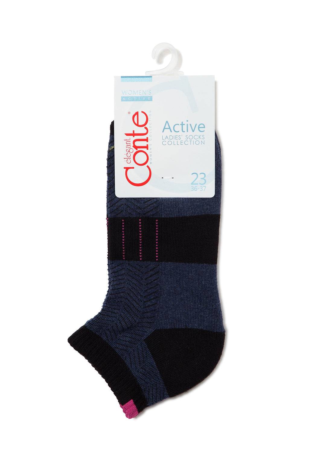 TheRanok.com Cotton Socks Conte Active 092 Terry Foot — back view