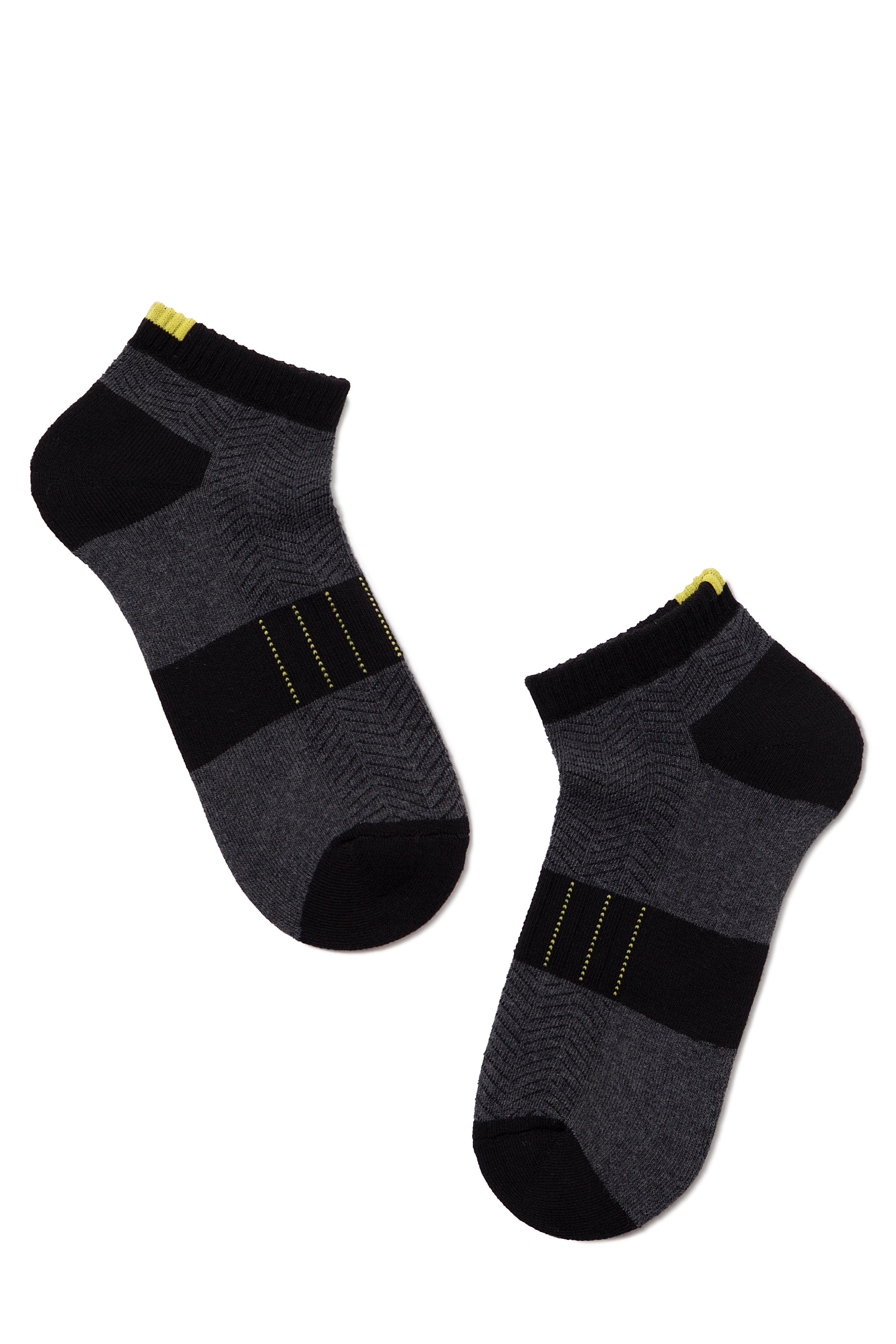 TheRanok.com Cotton Socks Conte Active 092 Terry Foot — fabric or material detail