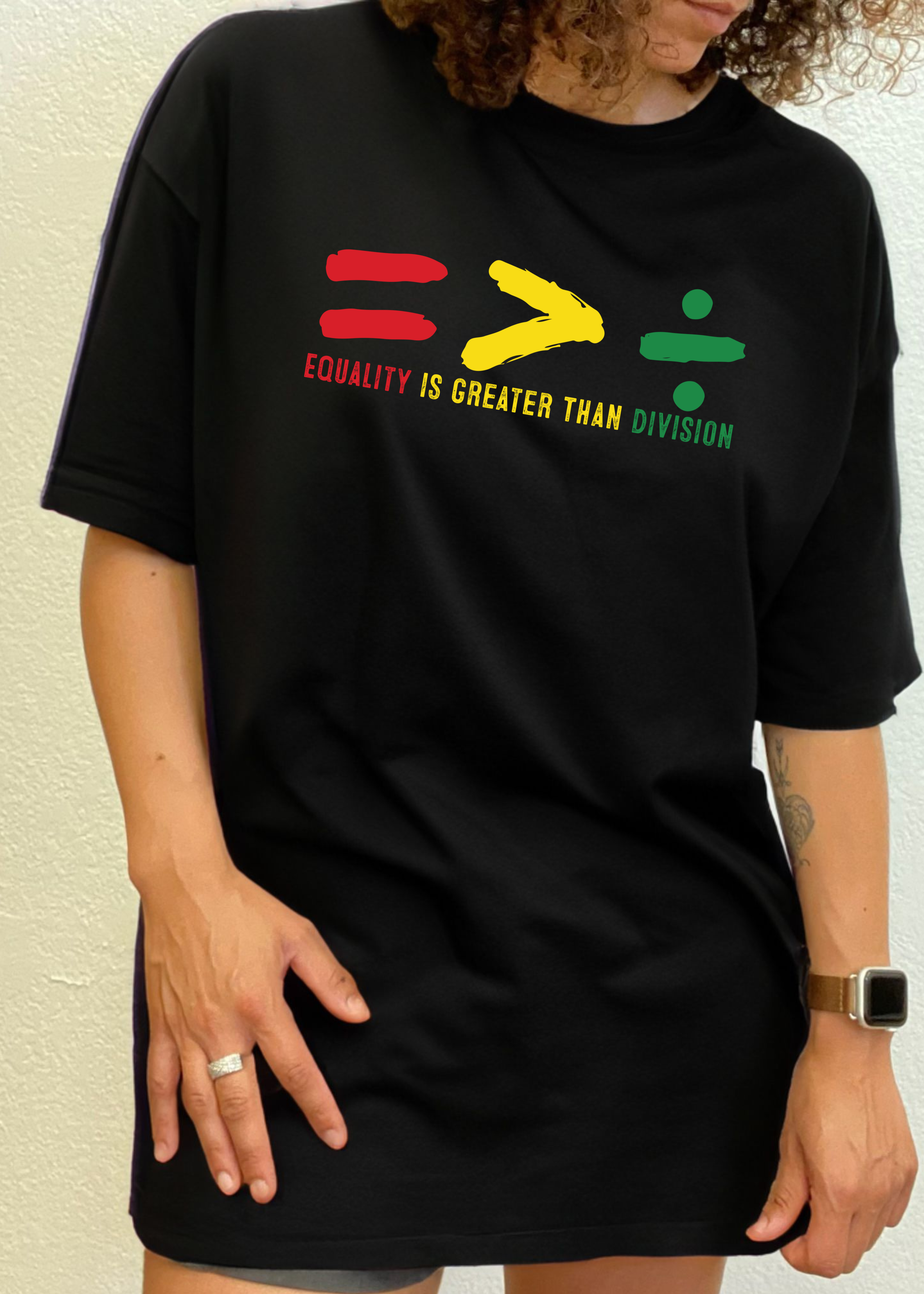 Spun Bamboo Black History Month Unisex Bamboo/Cotton Graphic T-Shirt — lifestyle context