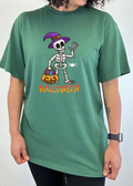 Spun Bamboo Happy Halloween Unisex Bamboo Viscose/Organic Cotton Short Sleeve Graphic T-Shirt — main product shot