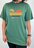 Spun Bamboo Los Angeles Unisex Bamboo Viscose/Organic Cotton Short Sleeve Graphic T-Shirt — main product shot