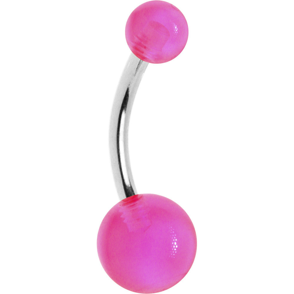 BodyCandy Pinksicle Acrylic Belly Button Ring — main product shot