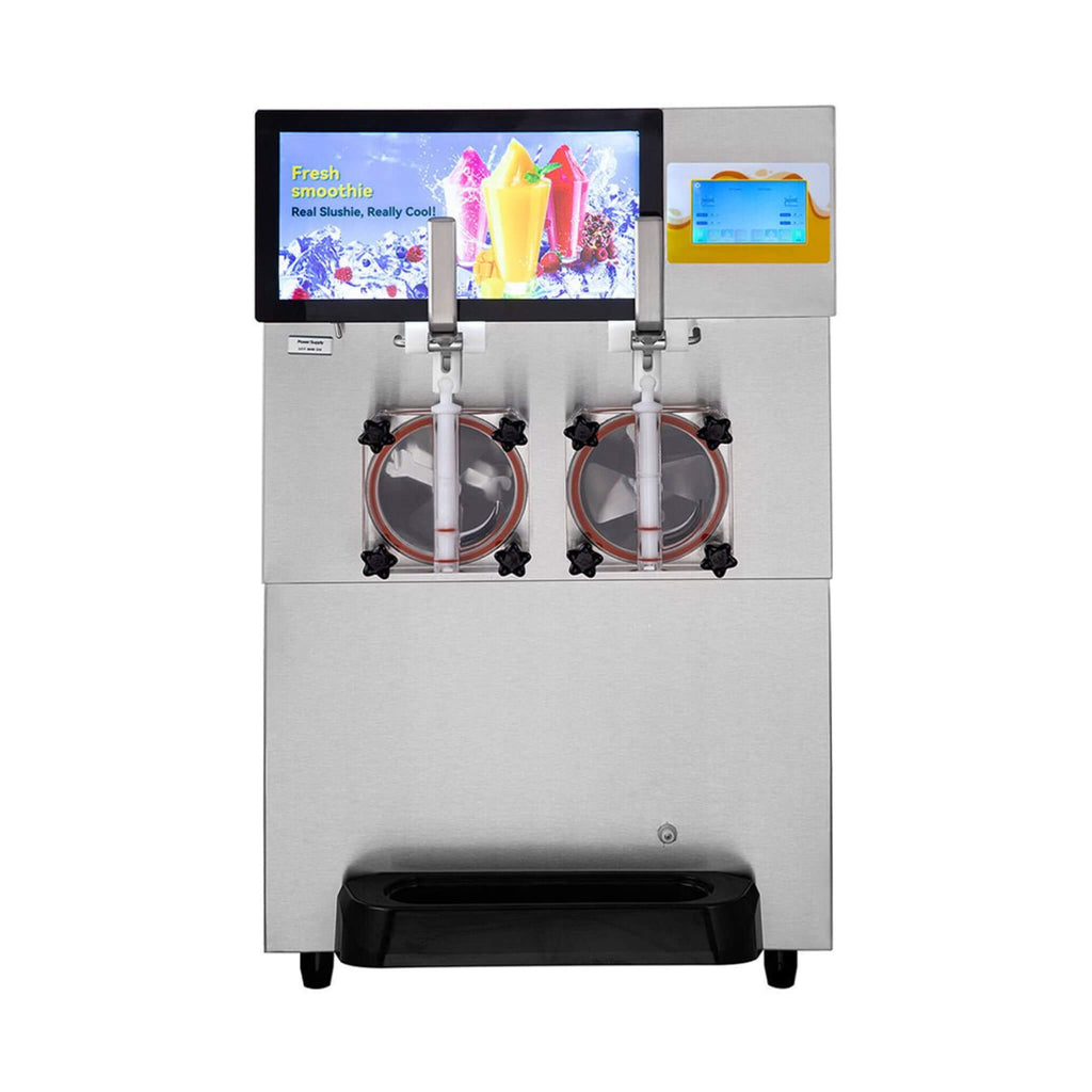Commercial 16L 1155W Double Frozen Margarita Ice Slushie Drink Maker Machine (SAK95281) – SAKSBY WHOLESALE