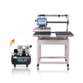 [16X24-Inch] Pneumatic Sliding Dual-Platen Hot Press Machine With Infrared Positioning And Air Compressor (SAK46729) – SAKSBY