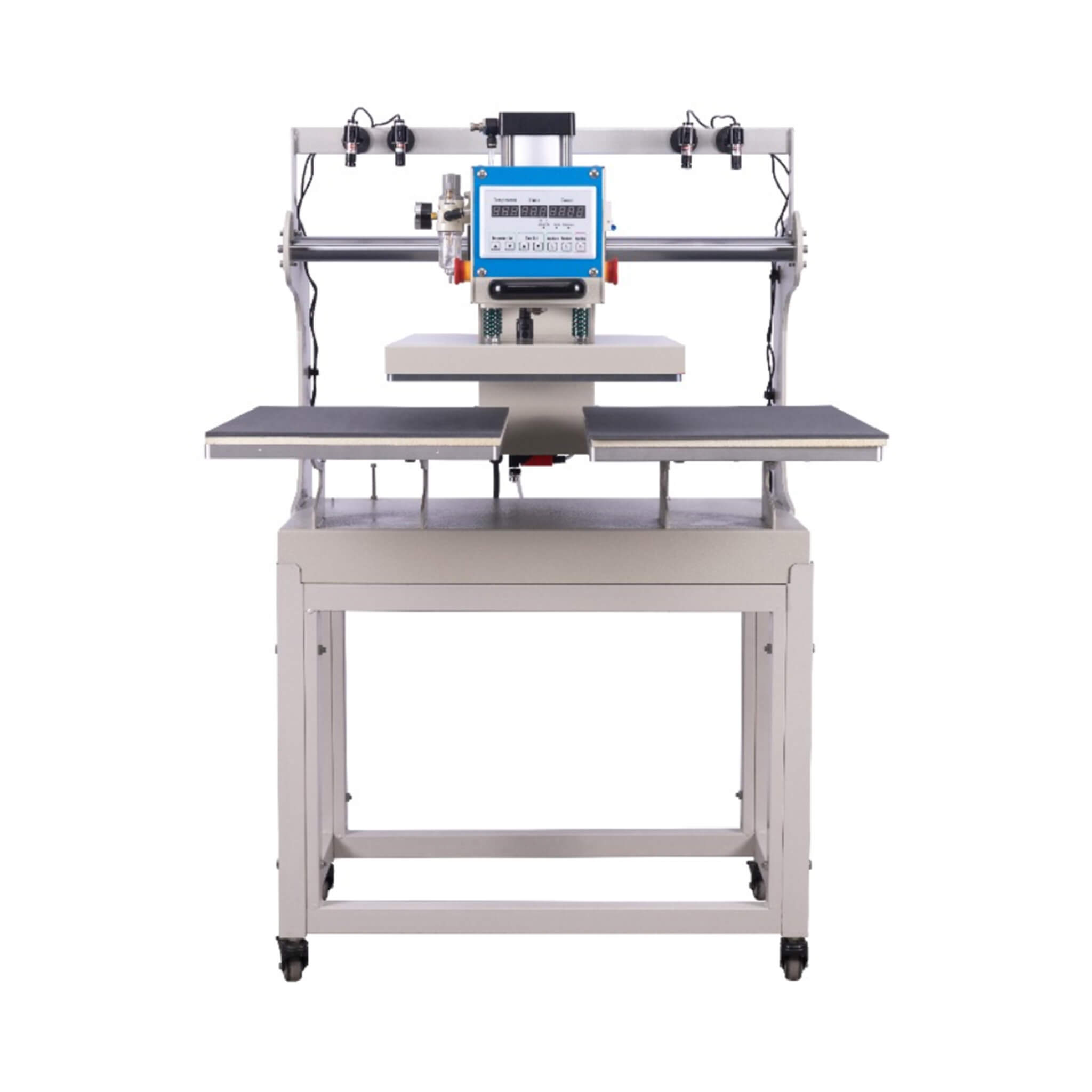 [16X24-Inch] Pneumatic Sliding Dual-Platen Hot Press Machine With Infrared Positioning And Air Compressor (SAK46729) – SAKSBY