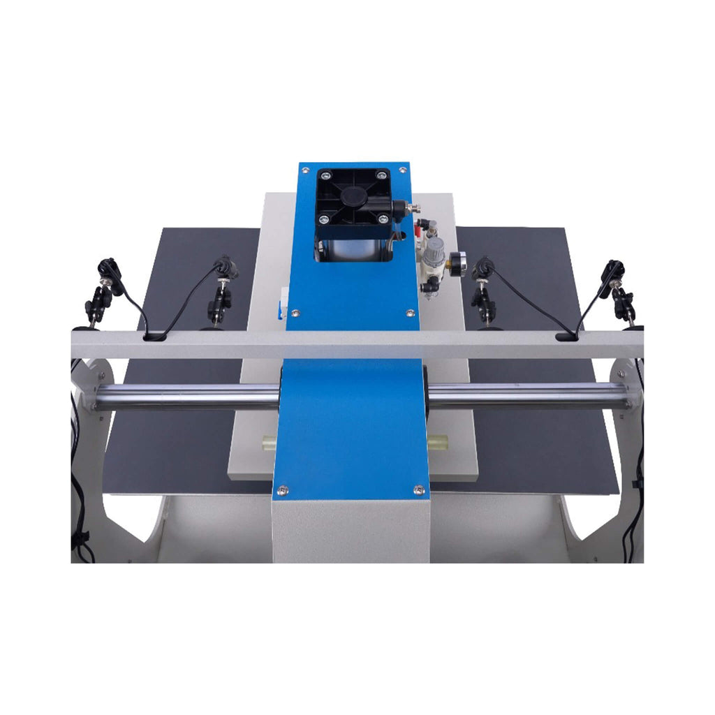 [16X24-Inch] Pneumatic Sliding Dual-Platen Hot Press Machine With Infrared Positioning And Air Compressor (SAK46729) – SAKSBY