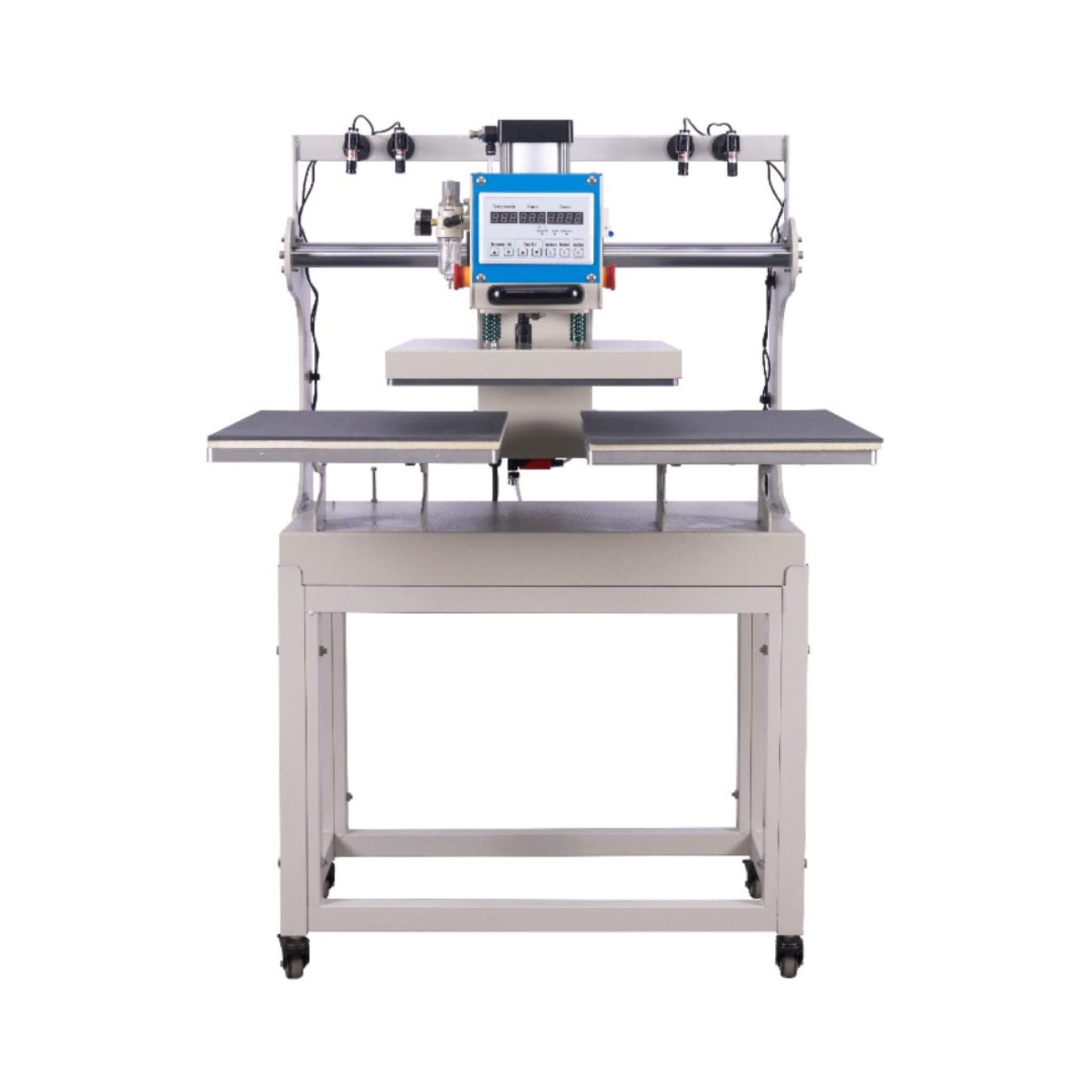 [16X24-Inch] Pneumatic Up Sliding Dual Platen Heat Press Machine With Infrared Positioning (SAK96724) – SAKSBY WHOLESALE