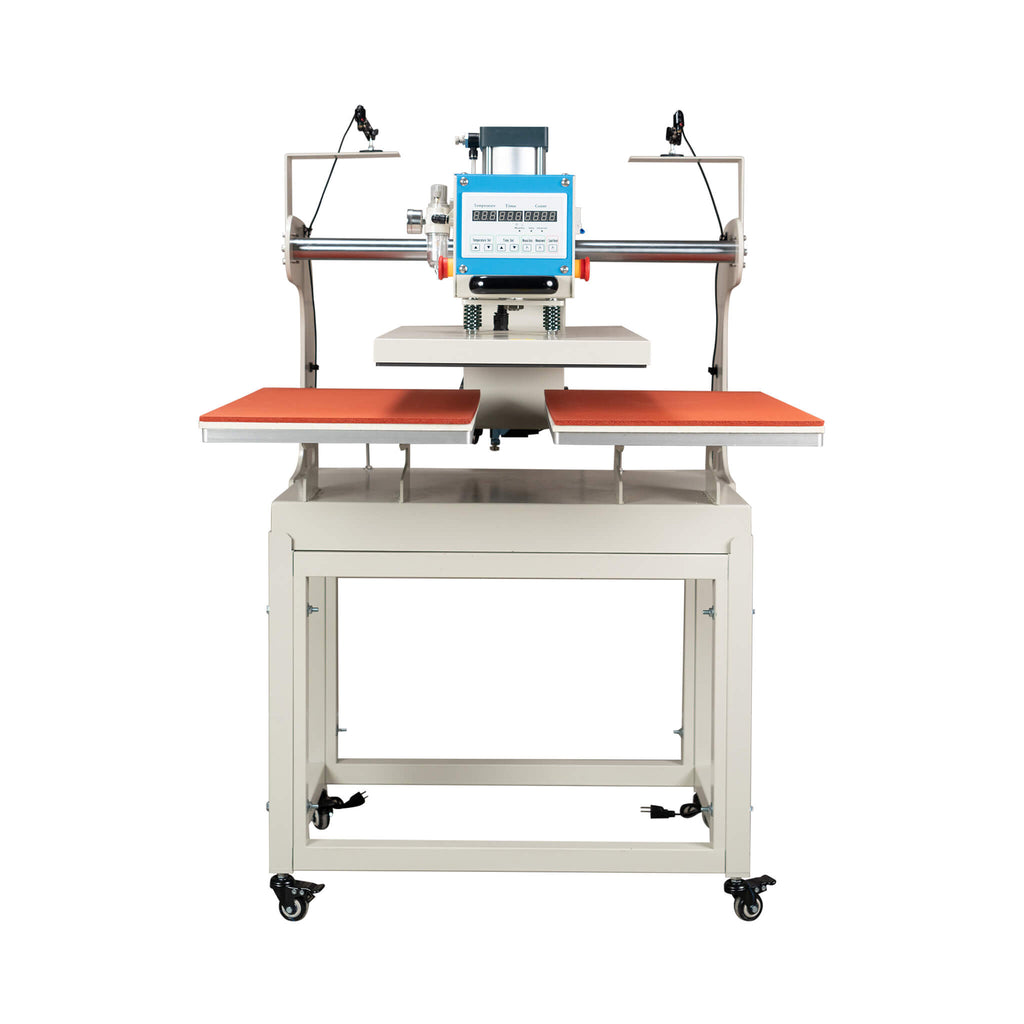 [16X24-Inch] Pneumatic Up Sliding Dual Platen Heat Press Machine With Infrared Positioning (SAK75382) – SAKSBY WHOLESALE