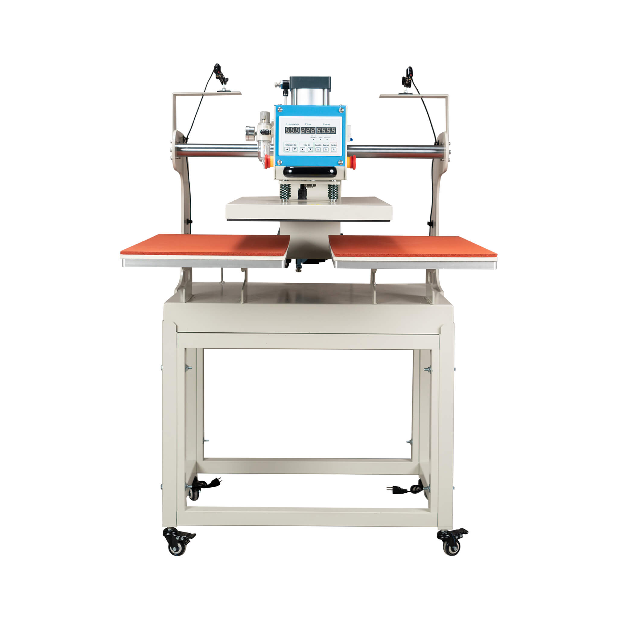 [16X24-Inch] Pneumatic Up Sliding Dual Platen Heat Press Machine With Infrared Positioning (SAK75382) – SAKSBY WHOLESALE