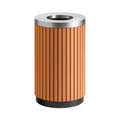 17-Gallon Commercial Round Outdoor Trash Can With Open Lid (SAK18520) – SAKSBY WHOLESALE