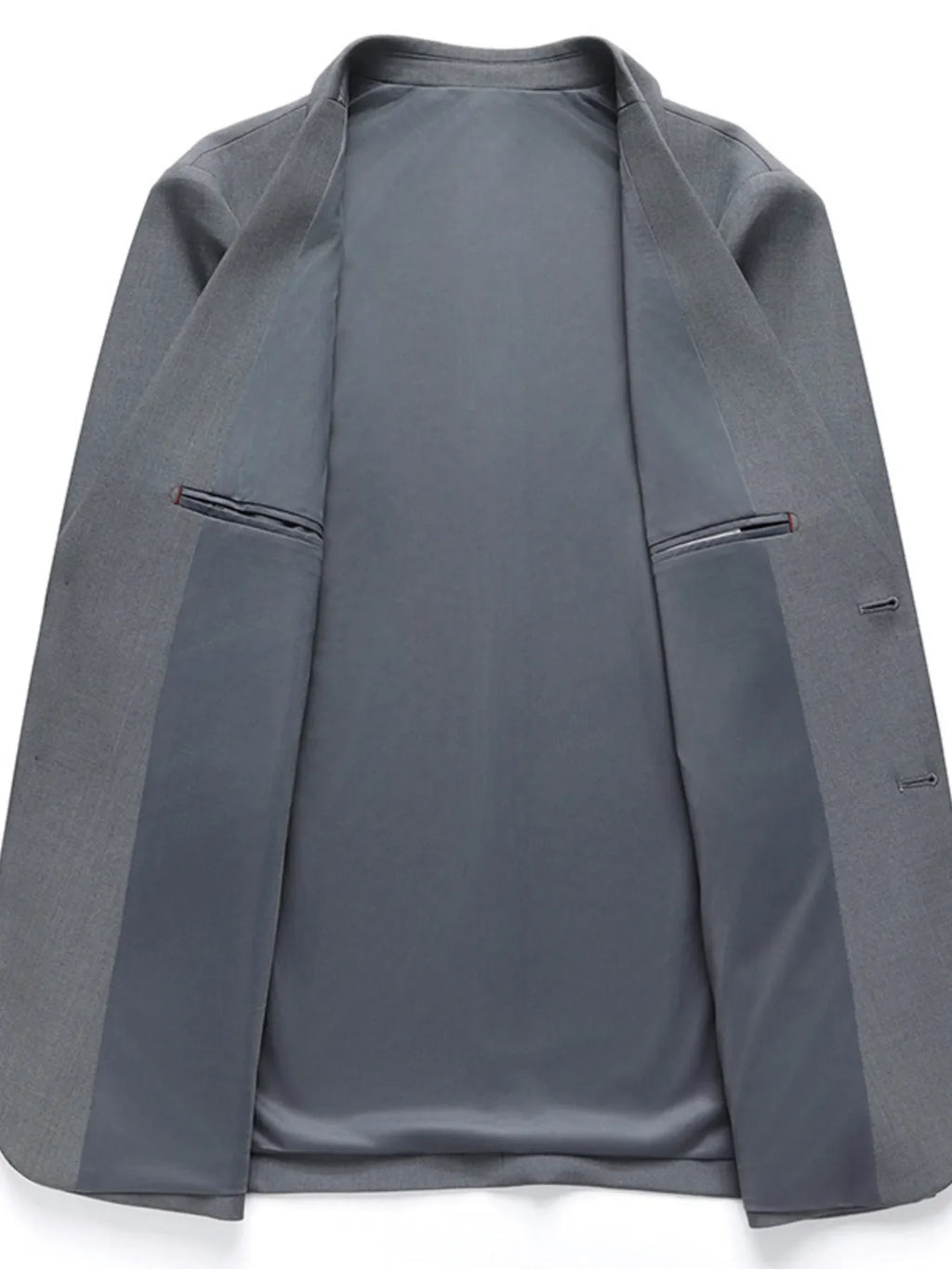 Men's Lapel Collar Long Sleeve Blazer