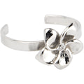 BodyCandy Sterling Silver 925 Cubic Zirconia Flower Bloom Toe Ring — main product shot