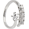 BodyCandy Sterling Silver 925 Cubic Zirconia Jeweled Star Toe Ring — main product shot