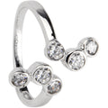 BodyCandy Sterling Silver 925 Cubic Zirconia Bubbles toe Ring — main product shot