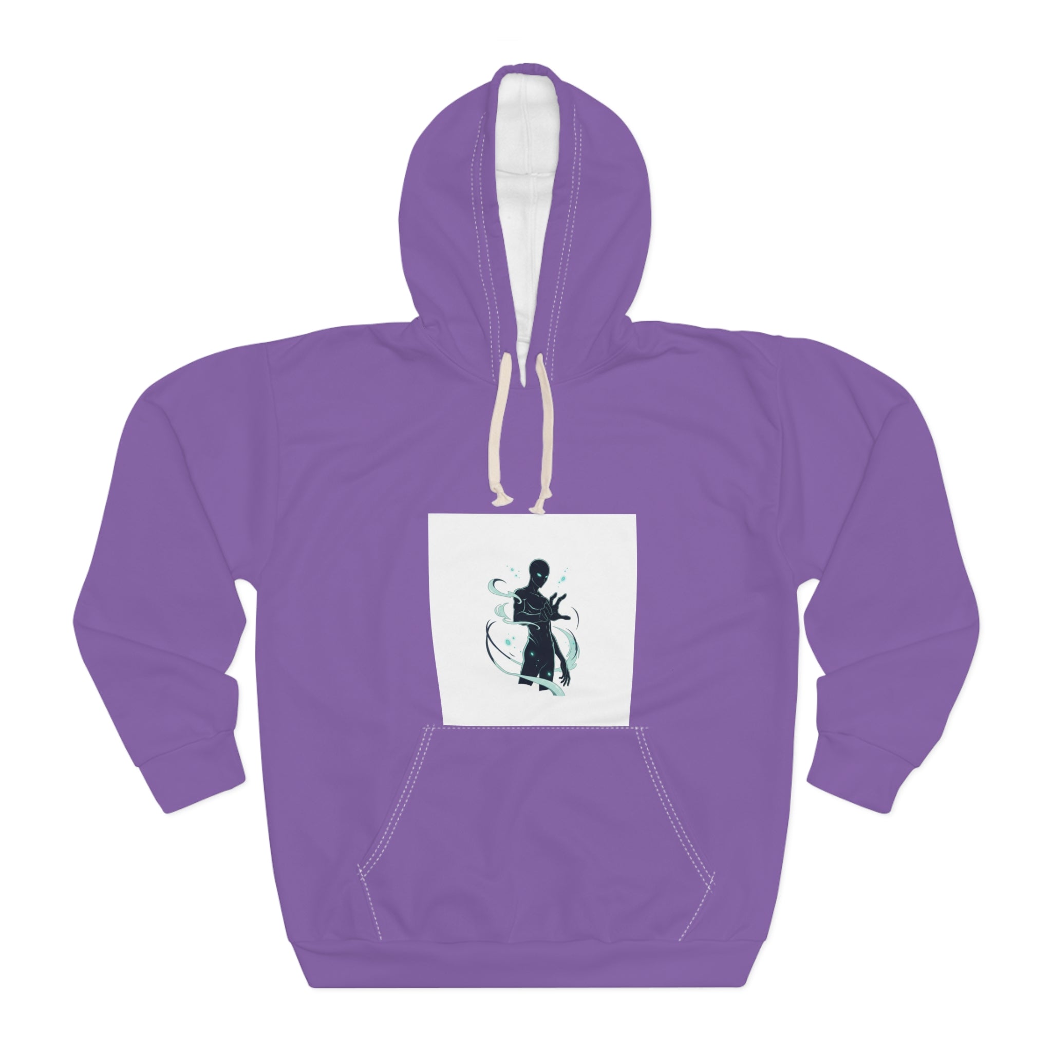 Hoodie - Abstract Ink Dance Graphic Pullover