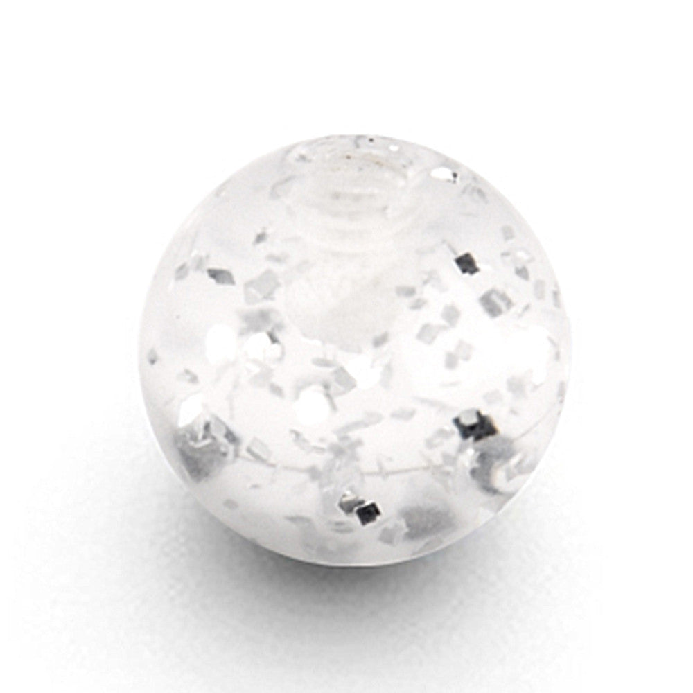 BodyCandy Clear Glitter UV Replacement Ball - 6mm — main product shot