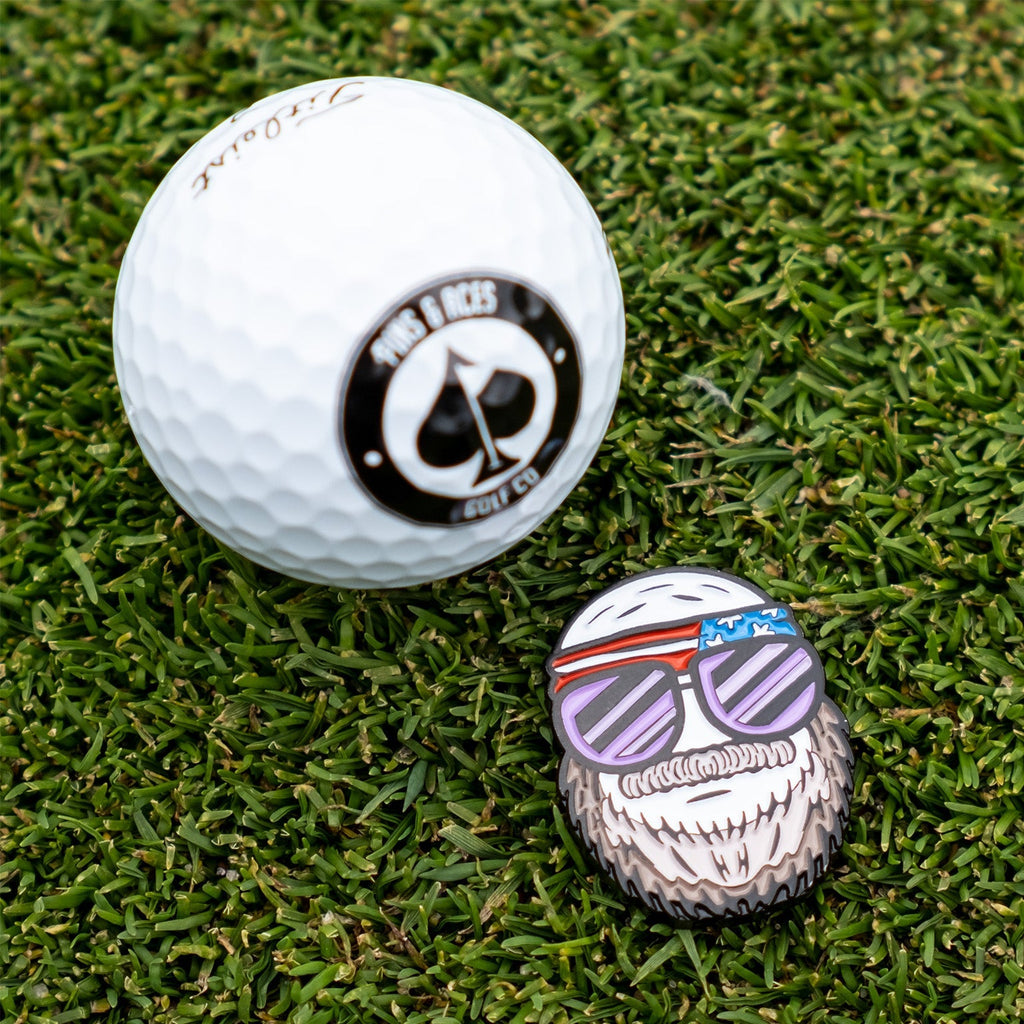 Gus the Degenerate Ball Marker – Pins and Aces, view 3