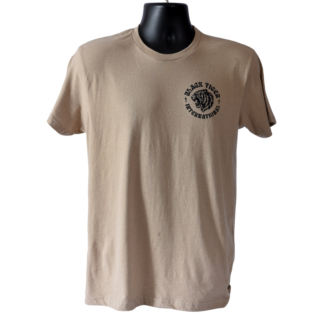 Black Tiger International Tomahawk Tiger Tee Shirt — packaging or label