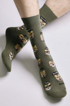 TheRanok.com Conte Cotton Socks Diwari Happy 657 — side view