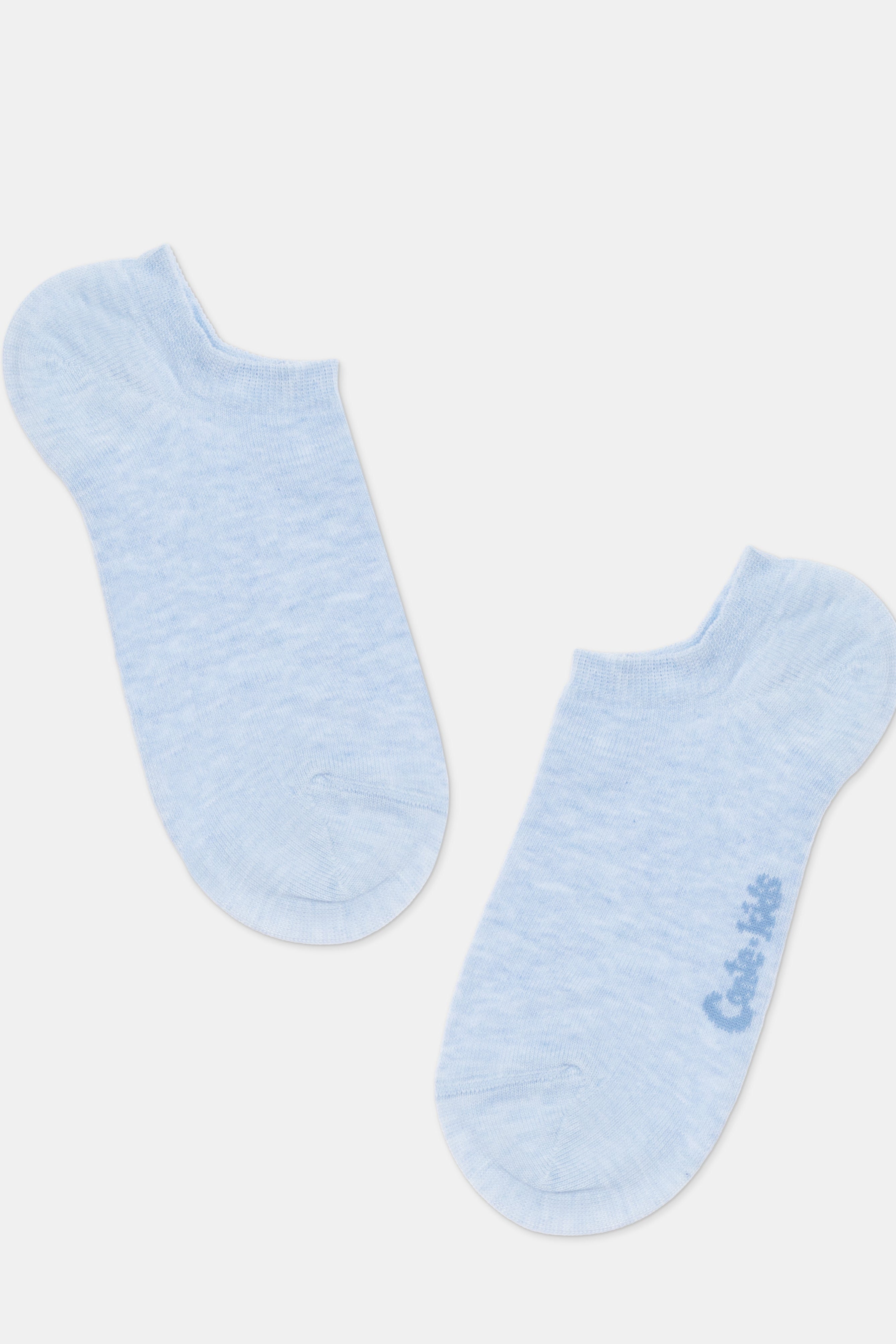 TheRanok.com Conte-Kids Cotton No Show Socks - Active 000 — fabric or material detail