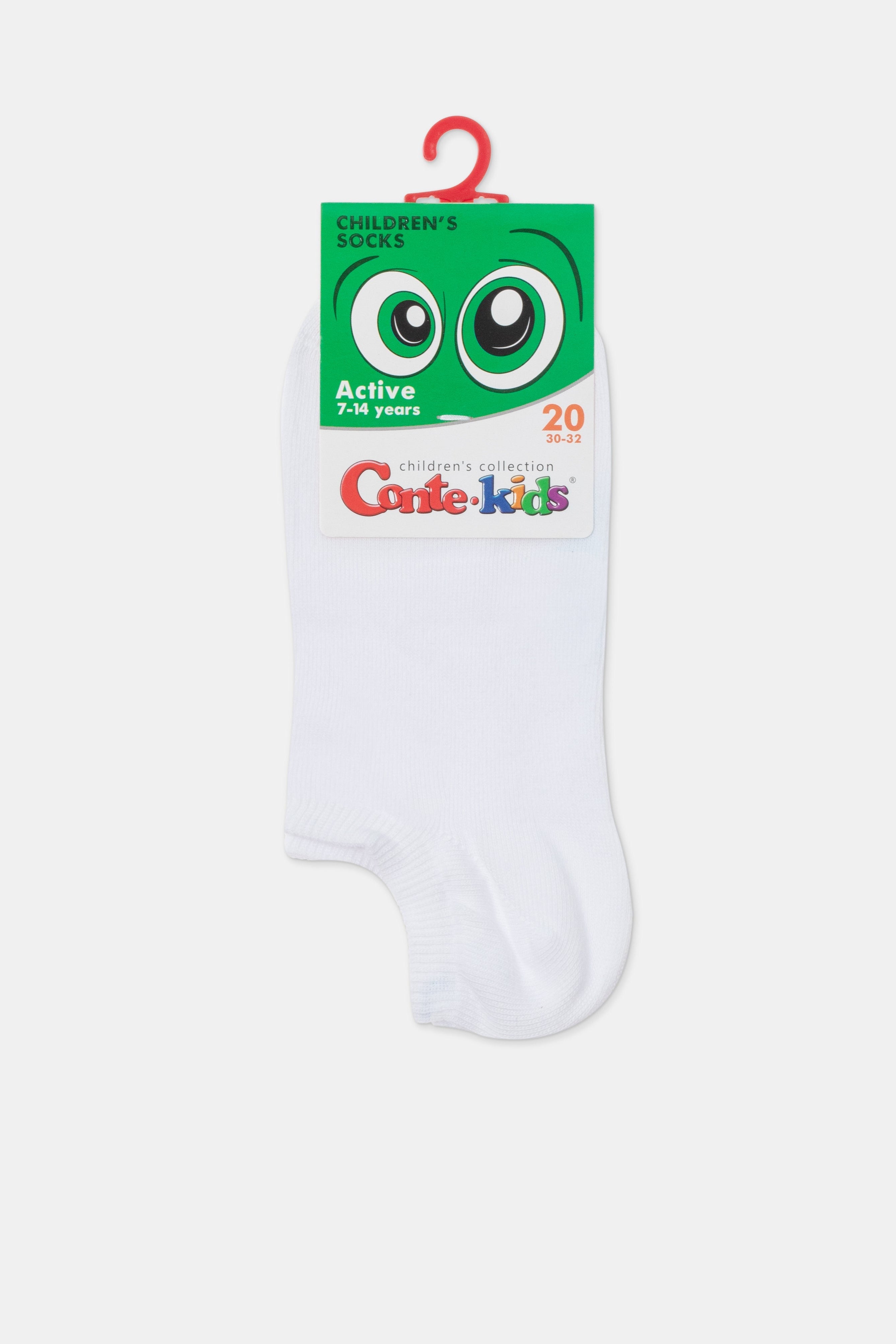 TheRanok.com Conte-Kids Cotton No Show Socks - Active 000 — in-use photo