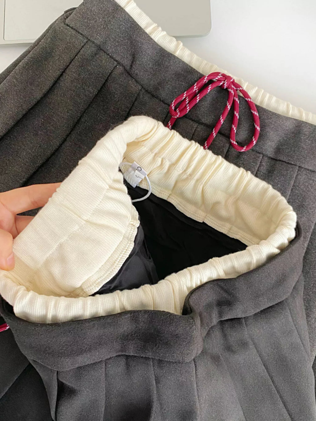 Pleated Mini Skirt