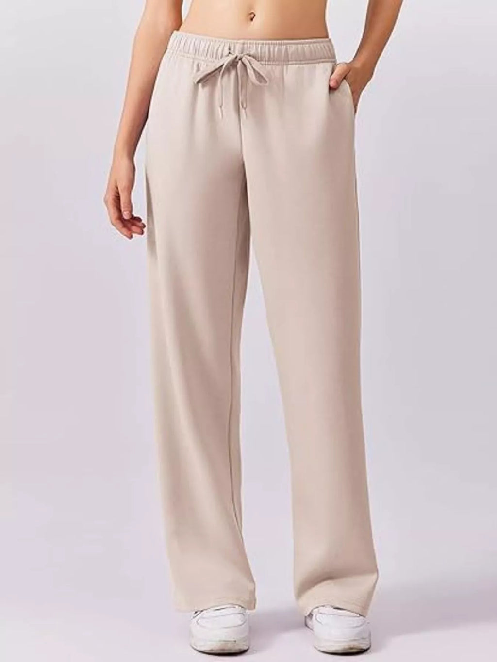 Relaxed Fit Quarter-Zip Top and Pants Set