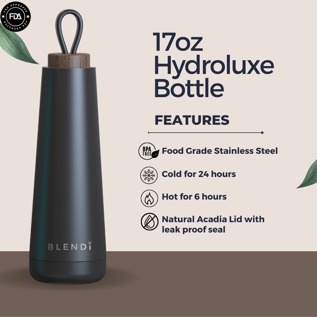 Hydroluxe Tumbler Water Bottle 17oz – BLENDi, view 2