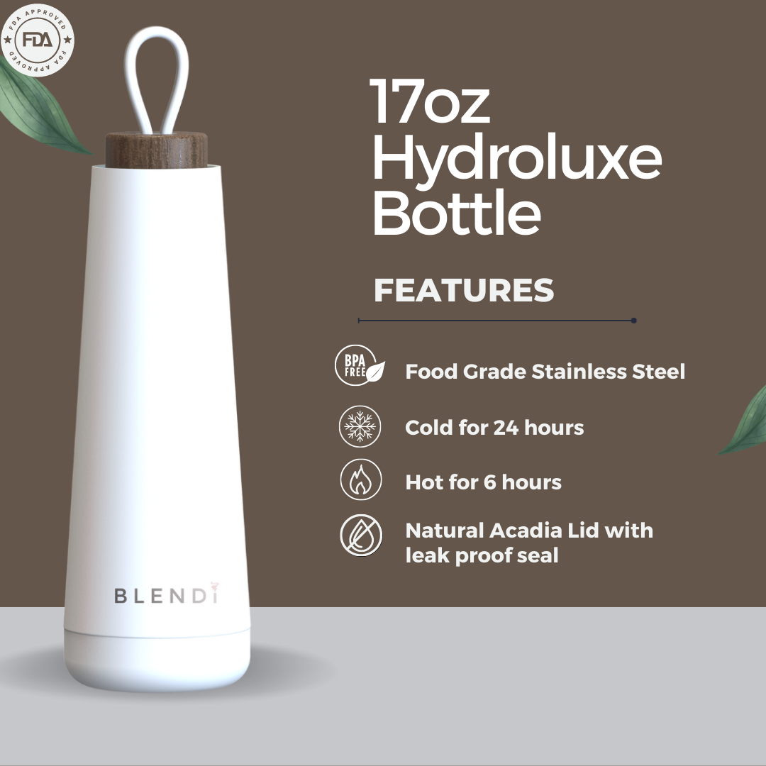 Hydroluxe Tumbler Water Bottle 17oz – BLENDi, view 5