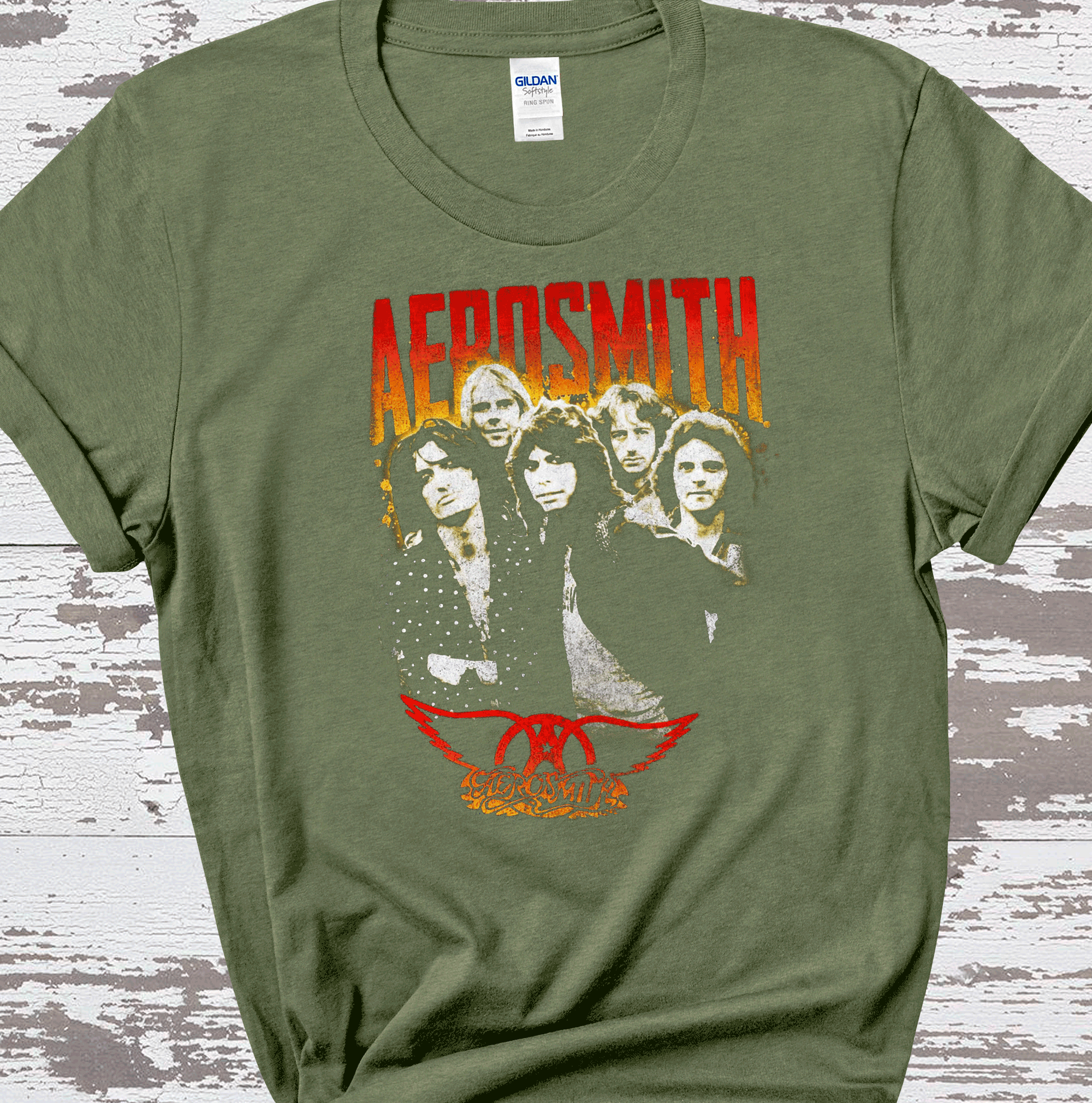 A Blessed Texas Mess Boutique Aerosmith Retro Classic Rock vintage band Sweatshirts, rock tshirt, band tee,… — dtf / graphic shirts category context