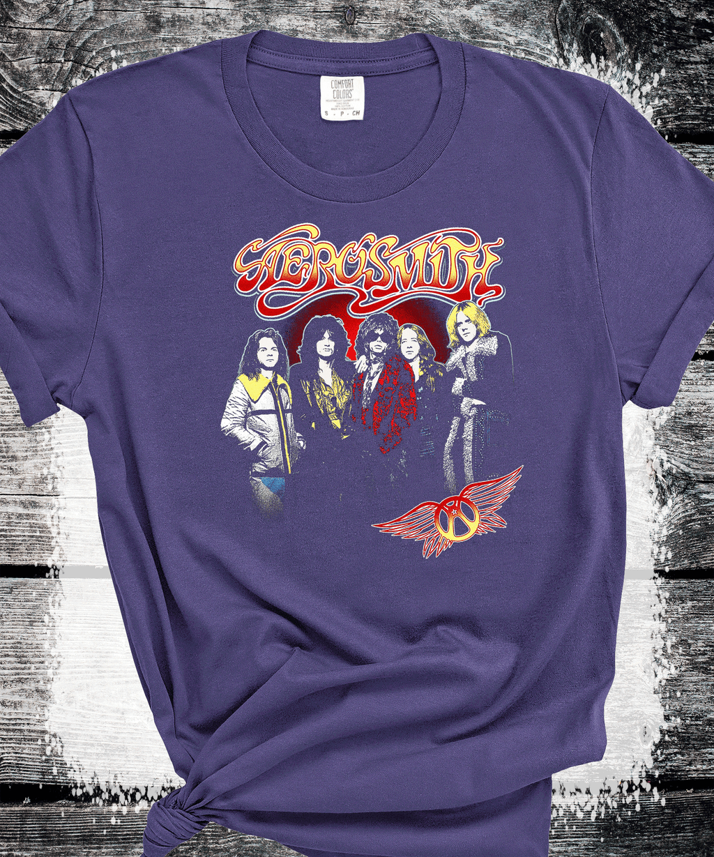 A Blessed Texas Mess Boutique Aerosmith Retro Classic Rock vintage band Sweatshirts, rock tshirt, band tee,… — dtf / graphic shirts category context