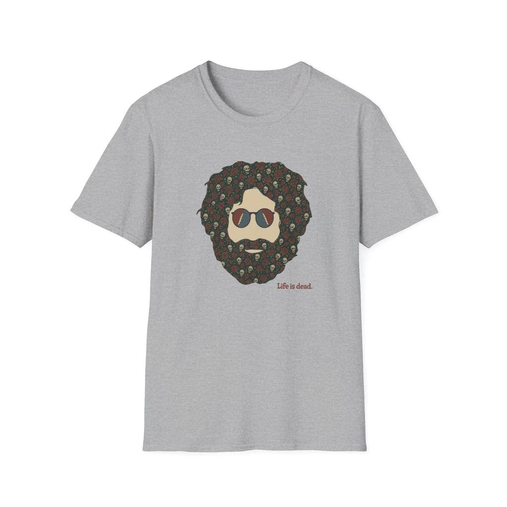 Skull & Roses Jerry Life is Dead T-Shirt