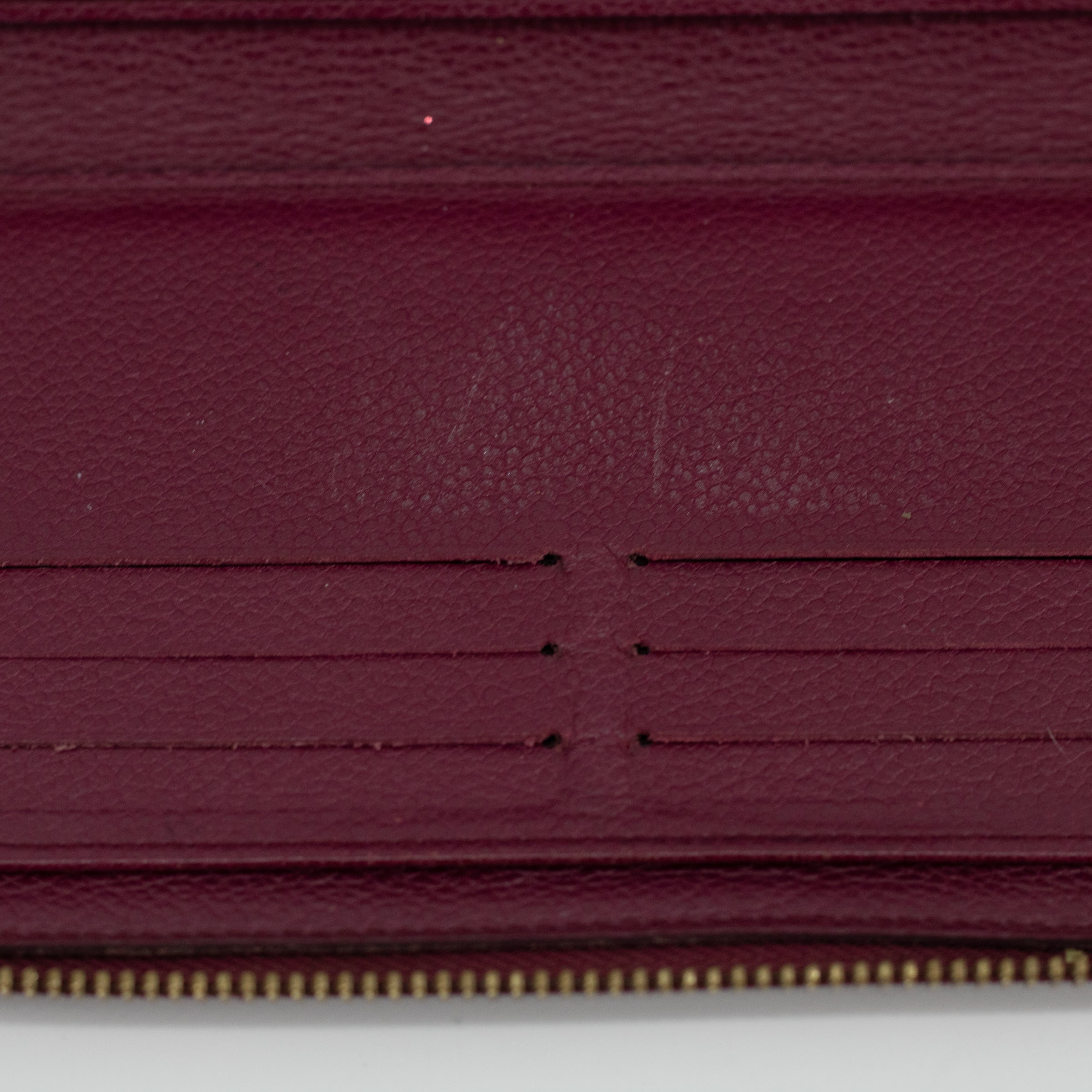 Bolt Boutique Louis Vuitton Empriente Zippy Aurore SP2182 Wallet #1828 — color detail