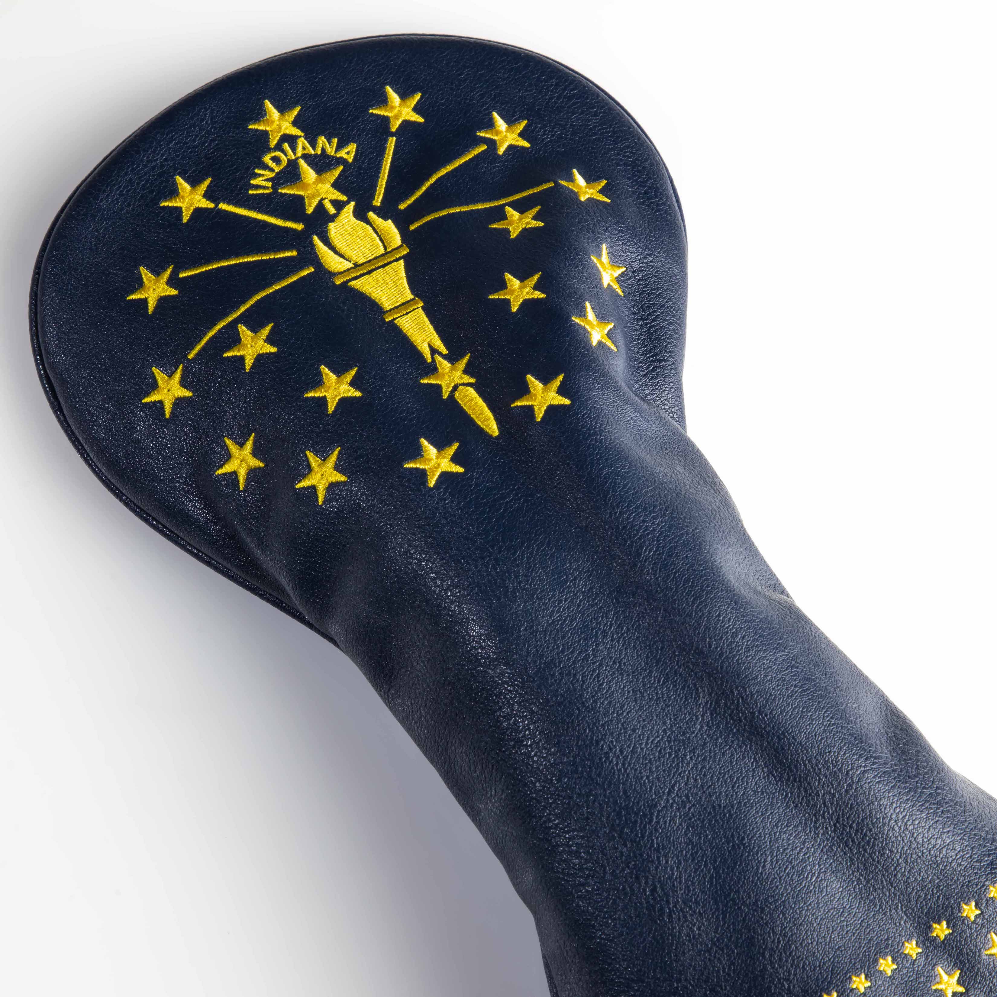 Indiana State Flag - Driver Cover – Pins and Aces, view 4