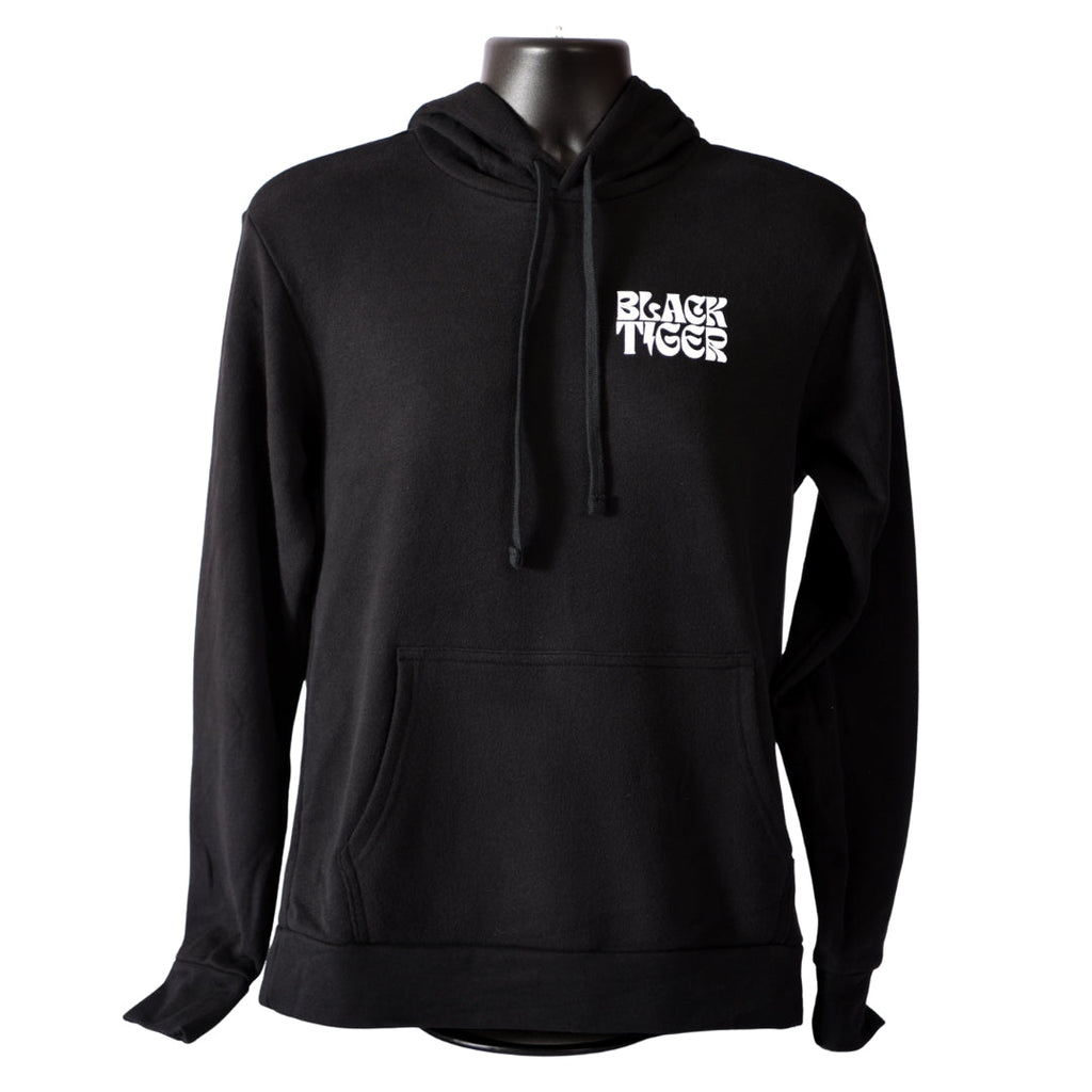 Black Tiger International Attack Tiger Logo Hoodie Black — packaging or label