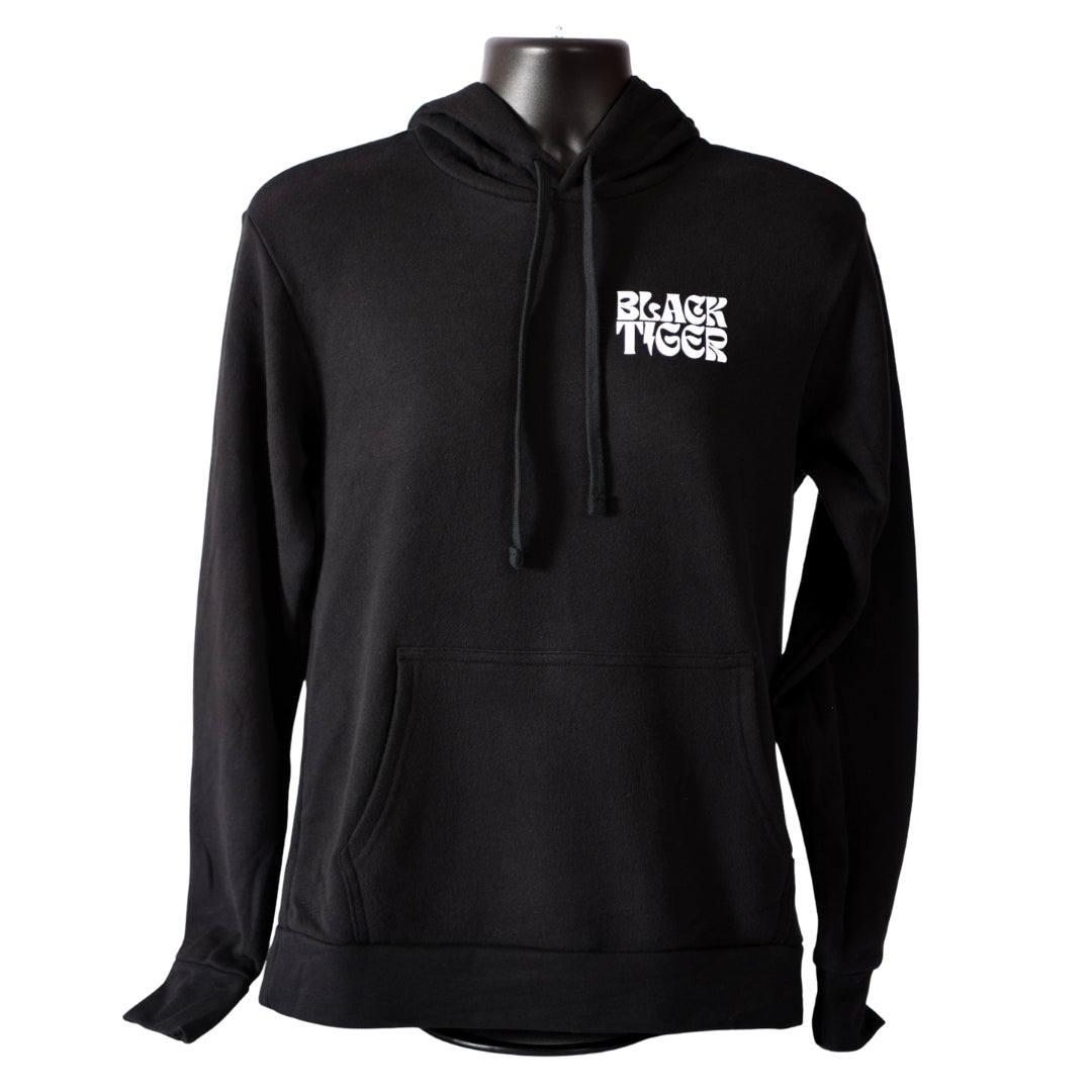 Black Tiger International Attack Tiger Logo Hoodie Black — packaging or label